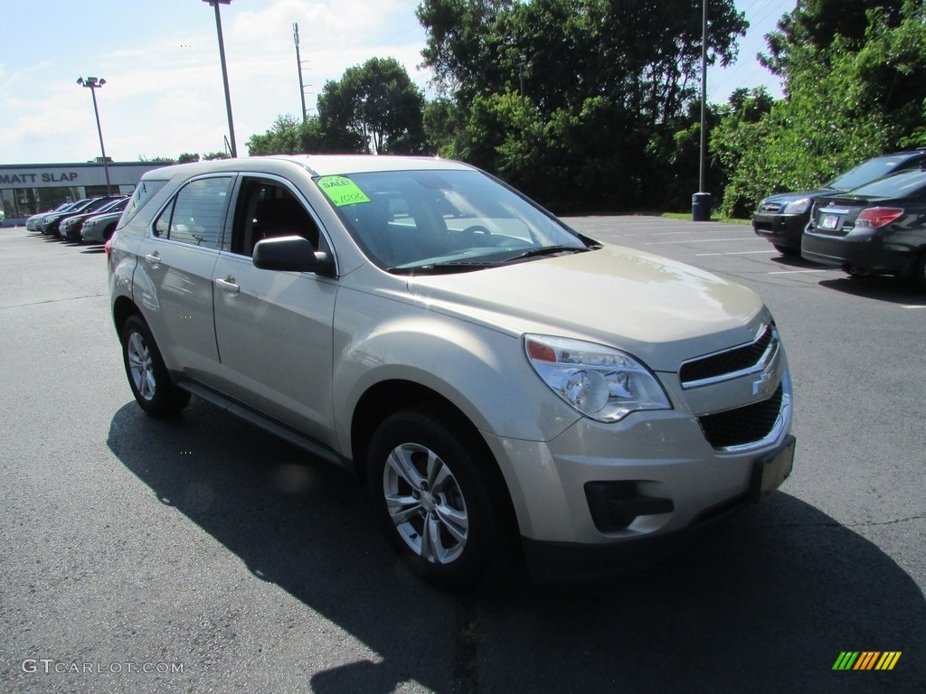 2013 Equinox LS - Champagne Silver Metallic / Light Titanium/Jet Black photo #4