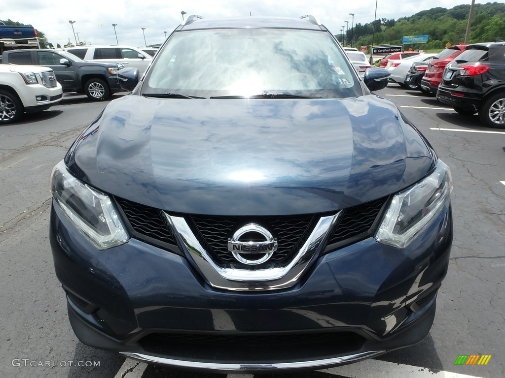 2015 Rogue SV AWD - Arctic Blue Metallic / Almond photo #3