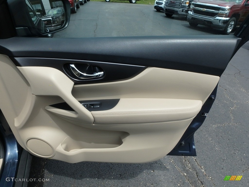 2015 Rogue SV AWD - Arctic Blue Metallic / Almond photo #7