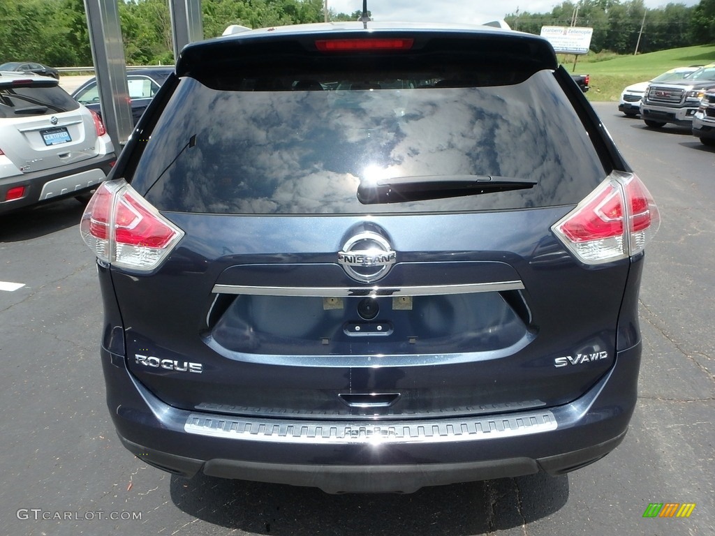 2015 Rogue SV AWD - Arctic Blue Metallic / Almond photo #10