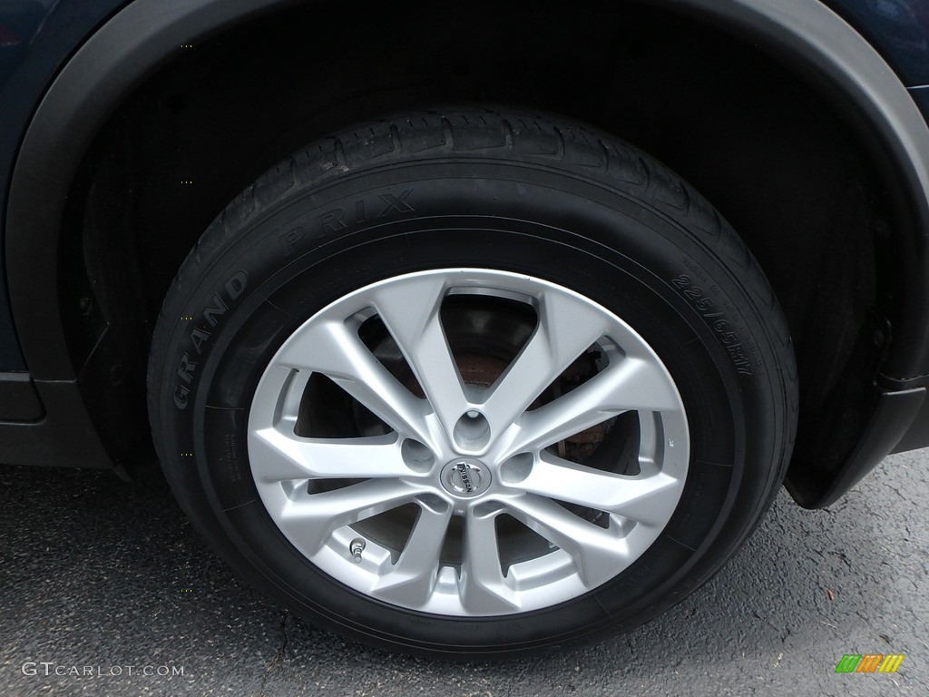 2015 Rogue SV AWD - Arctic Blue Metallic / Almond photo #14