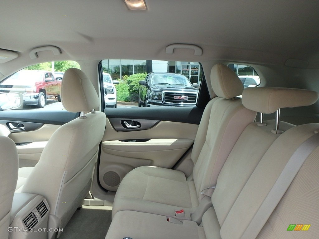 2015 Rogue SV AWD - Arctic Blue Metallic / Almond photo #16