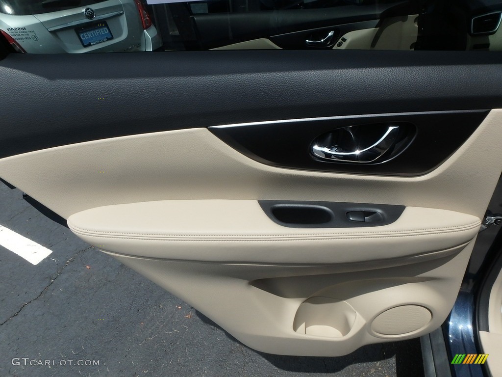 2015 Rogue SV AWD - Arctic Blue Metallic / Almond photo #18