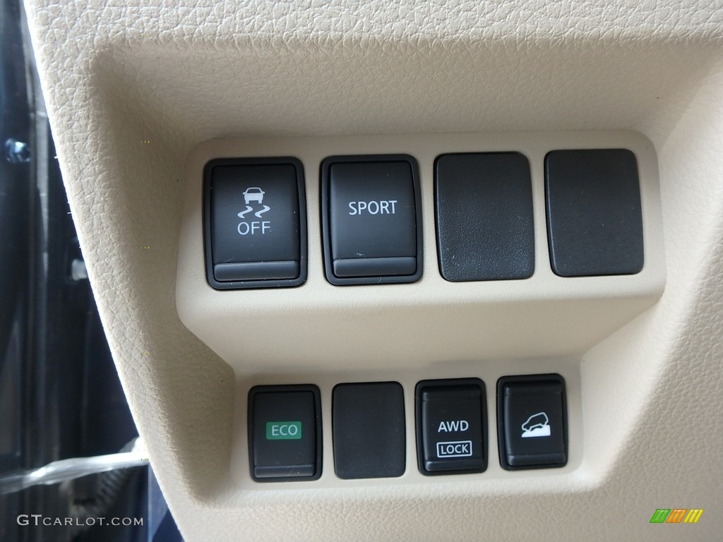 2015 Rogue SV AWD - Arctic Blue Metallic / Almond photo #22