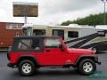 2004 Flame Red Jeep Wrangler Unlimited 4x4  photo #6