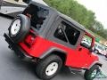 2004 Flame Red Jeep Wrangler Unlimited 4x4  photo #27