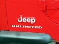 2004 Flame Red Jeep Wrangler Unlimited 4x4  photo #29
