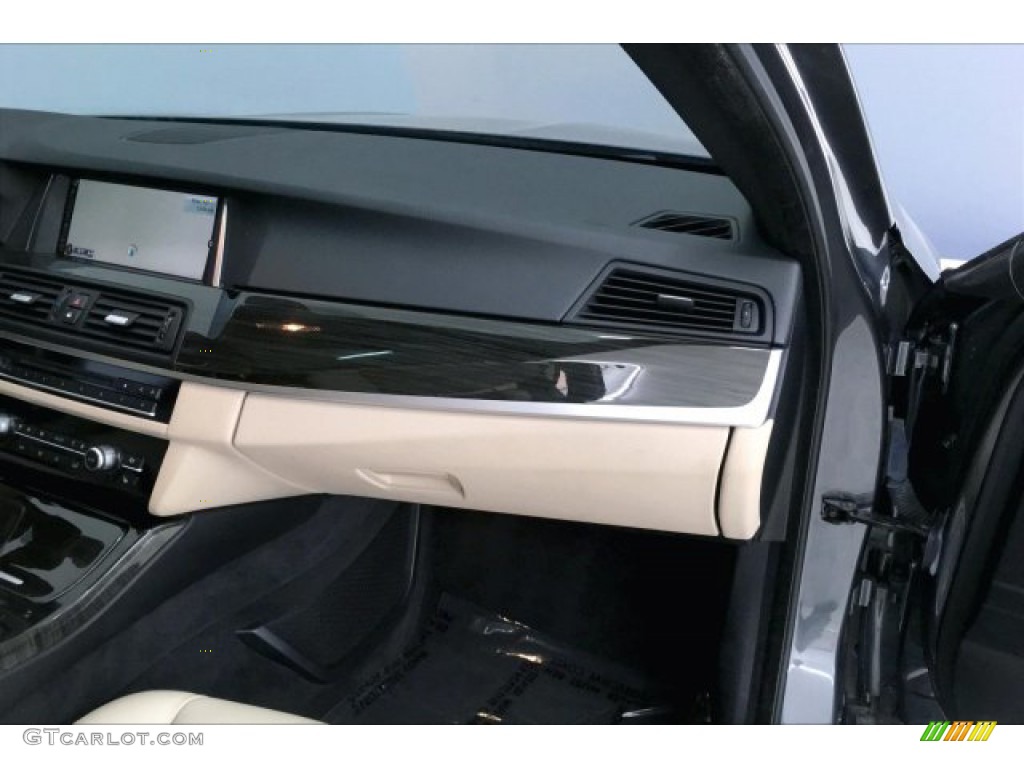 2016 5 Series 535i Sedan - Mineral Grey Metallic / Ivory White photo #24