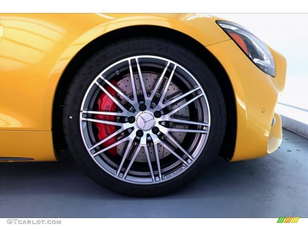 2020 AMG GT C Coupe - AMG Solarbeam Yellow Metallic / Black photo #8