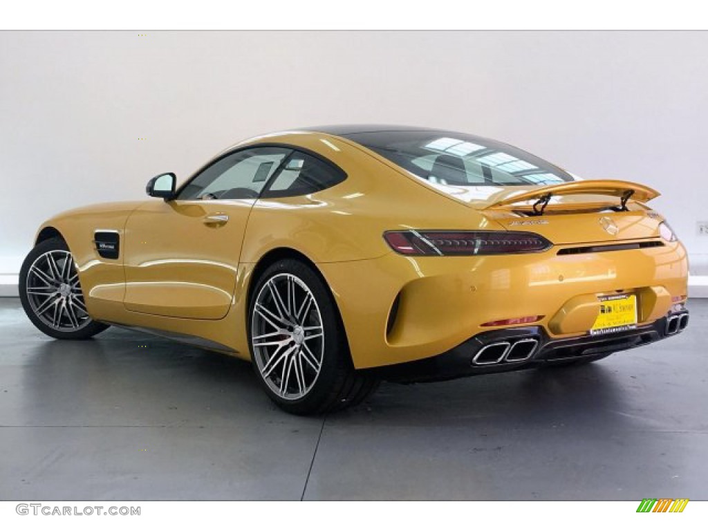AMG Solarbeam Yellow Metallic 2020 Mercedes-Benz AMG GT C Coupe Exterior Photo #134288620