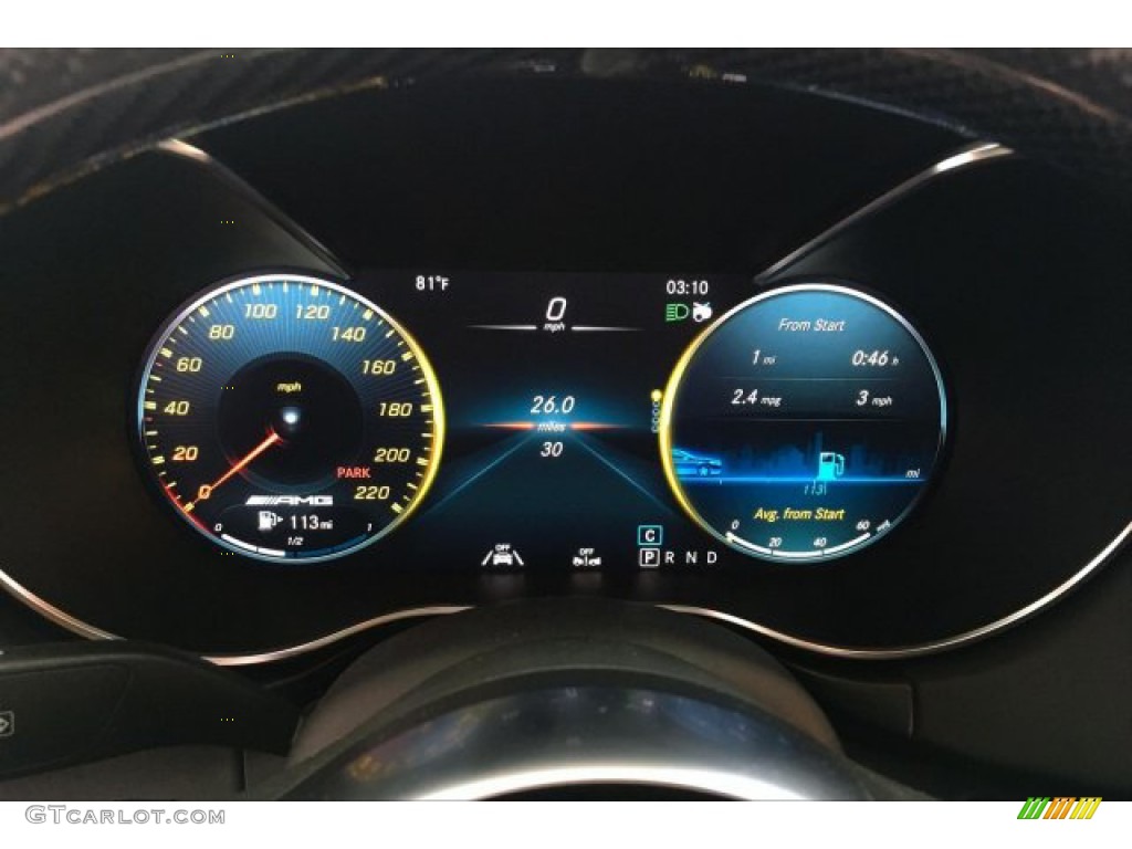 2020 Mercedes-Benz AMG GT C Coupe Gauges Photo #134288710