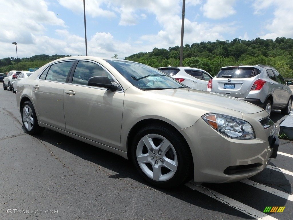 2011 Malibu LS - Gold Mist Metallic / Cocoa/Cashmere photo #4