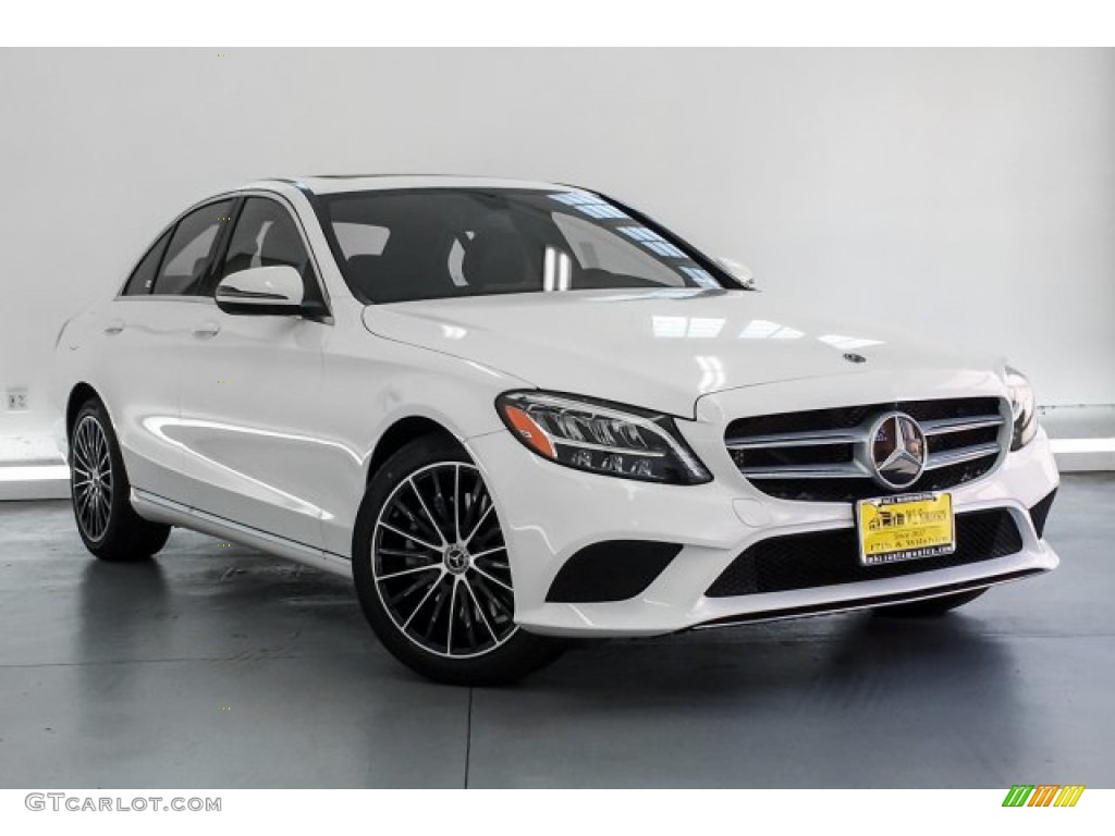 Polar White 2019 Mercedes-Benz C 300 Sedan Exterior Photo #134289306