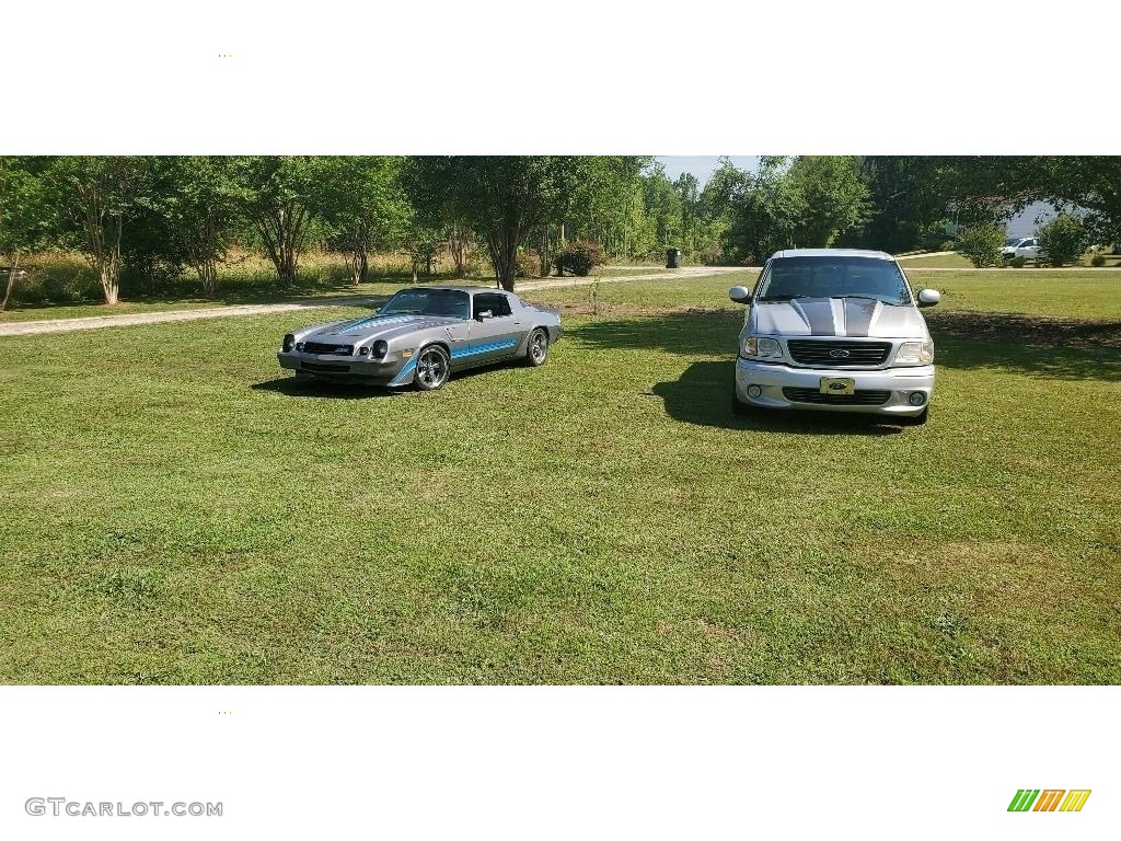 1980 Camaro Z28 Sport Coupe - Silver / Blue photo #3