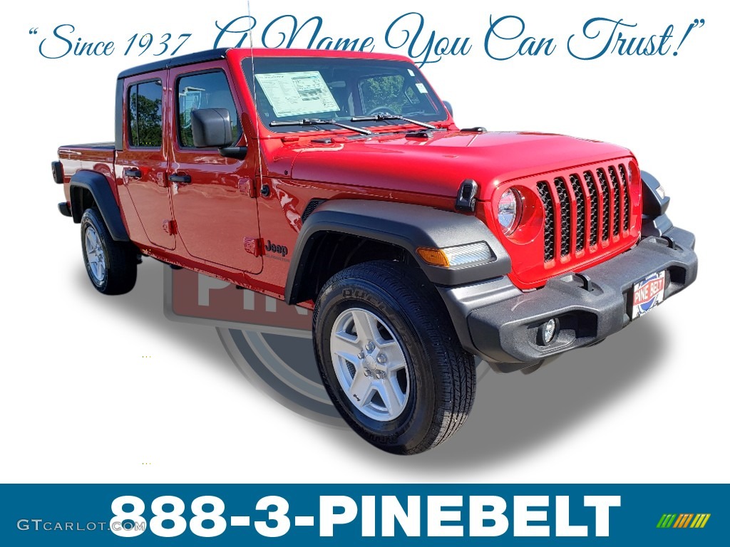 Firecracker Red Jeep Gladiator