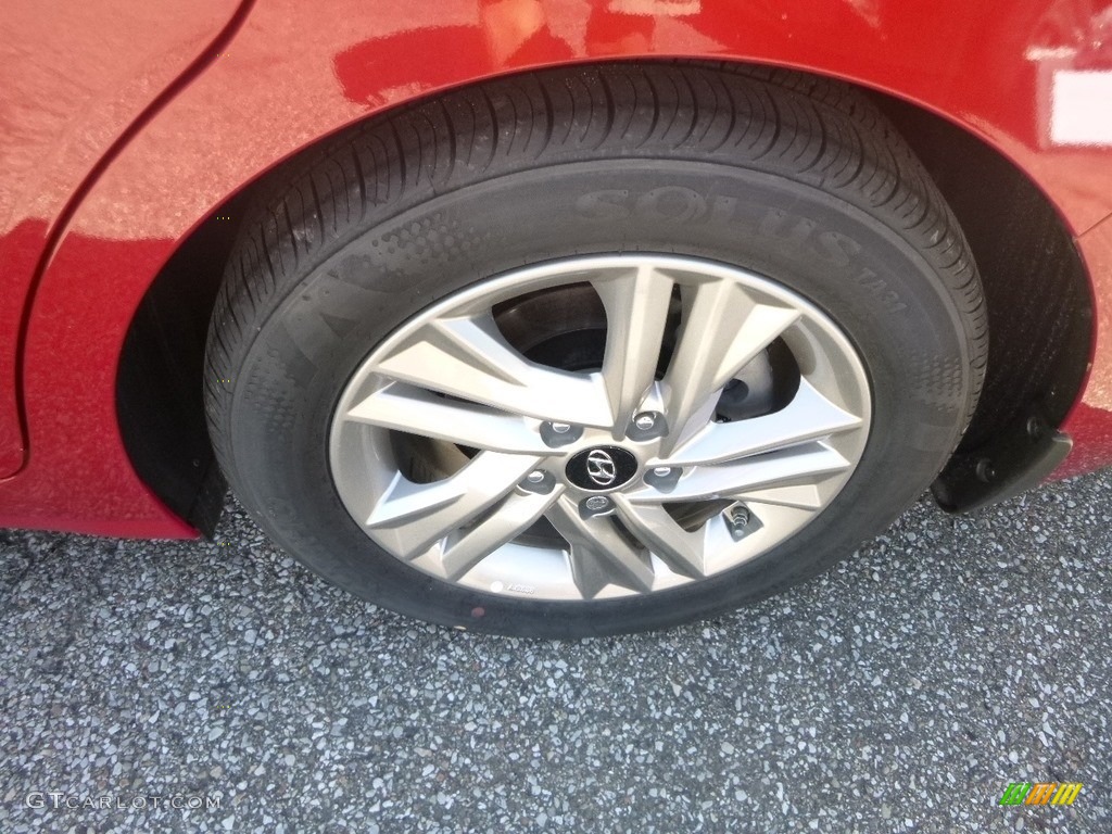2019 Elantra SEL - Scarlet Red / Gray photo #8