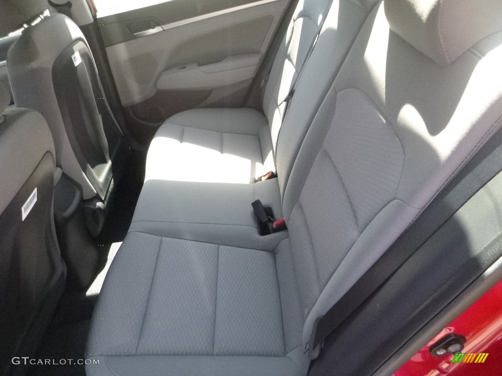 2019 Elantra SEL - Scarlet Red / Gray photo #9