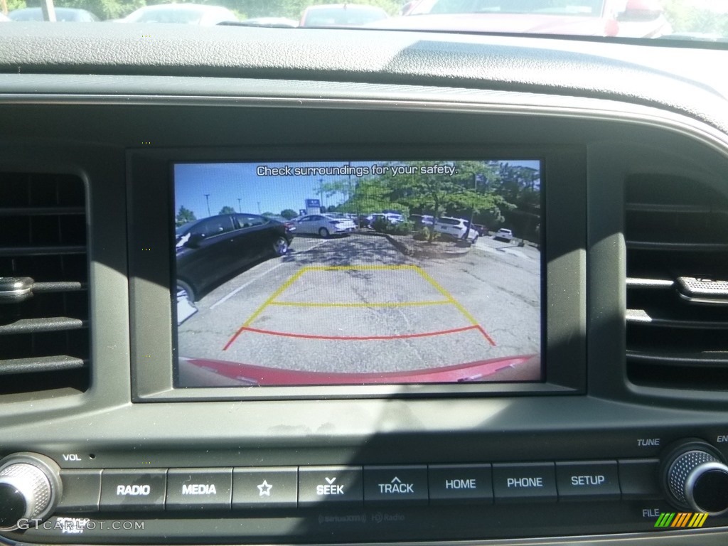 2019 Elantra SEL - Scarlet Red / Gray photo #15