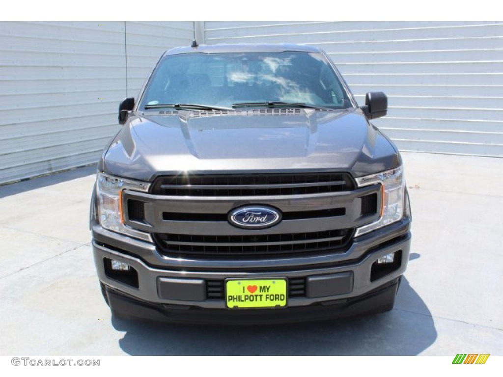 2019 F150 XLT SuperCrew - Magnetic / Black photo #3