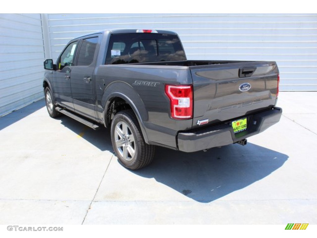 2019 F150 XLT SuperCrew - Magnetic / Black photo #7