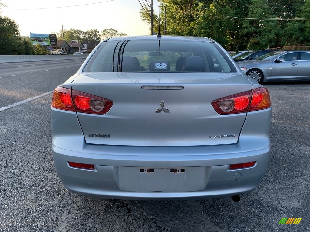 2008 Lancer ES - Apex Silver Metallic / Black photo #5