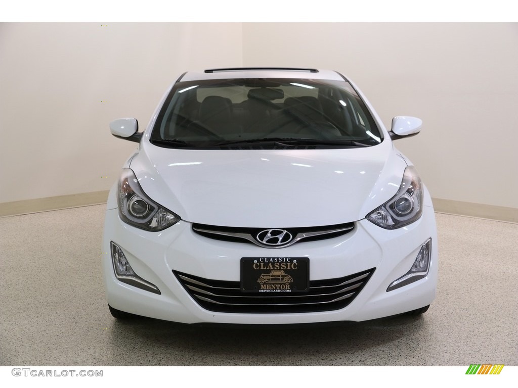 2016 Elantra Limited - White / Black photo #2