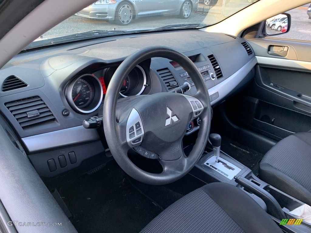 2008 Lancer ES - Apex Silver Metallic / Black photo #9