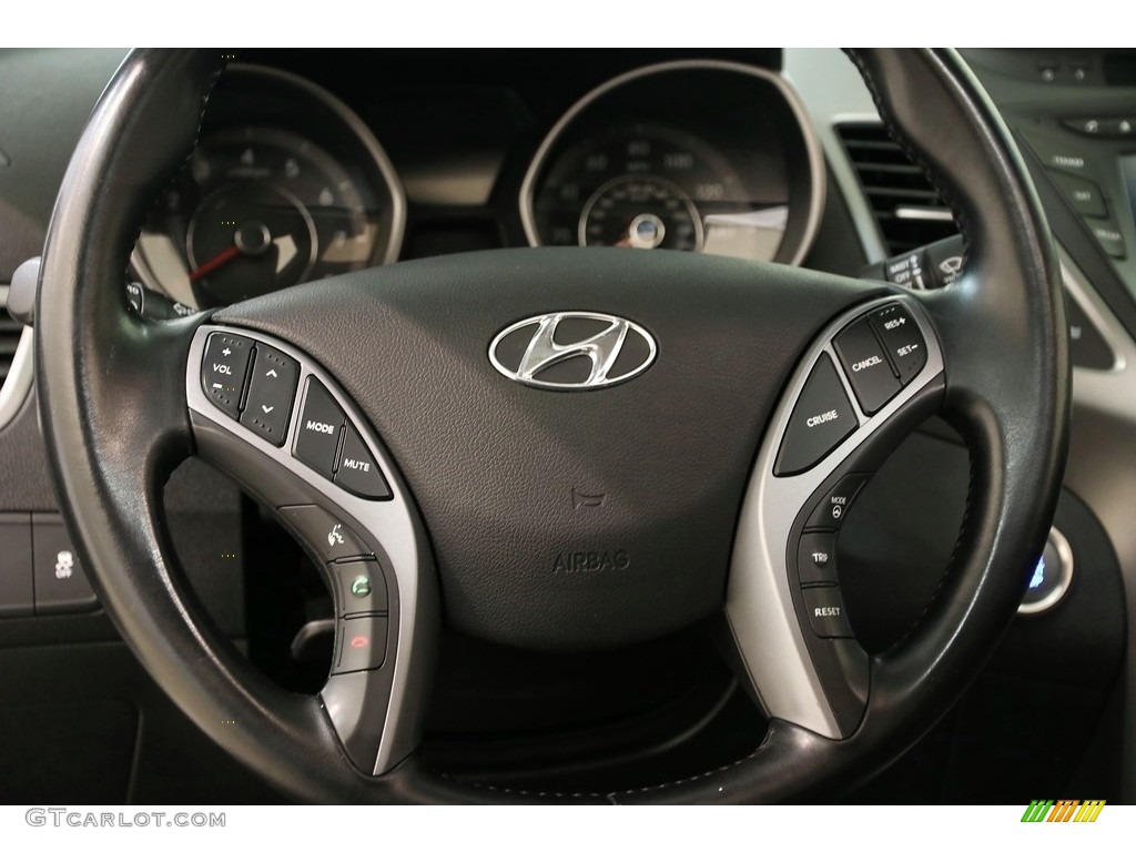 2016 Elantra Limited - White / Black photo #8