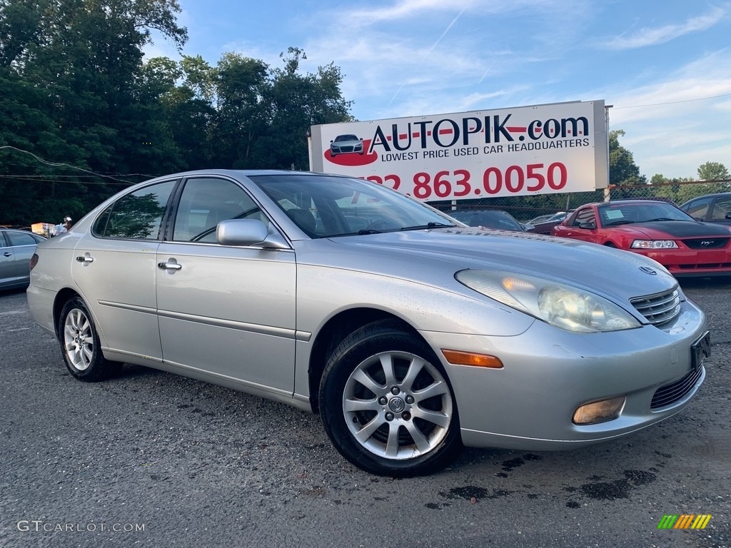 2002 ES 300 - Millennium Silver Metallic / Ivory photo #1
