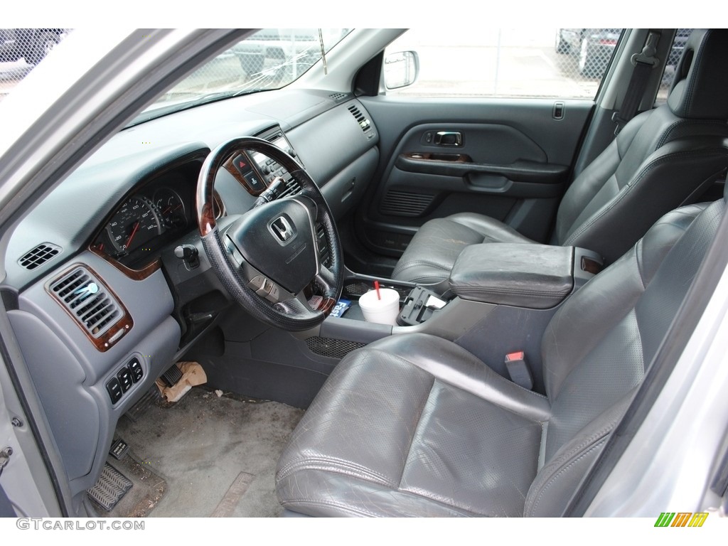 2005 Pilot EX-L 4WD - Billet Silver Metallic / Gray photo #3