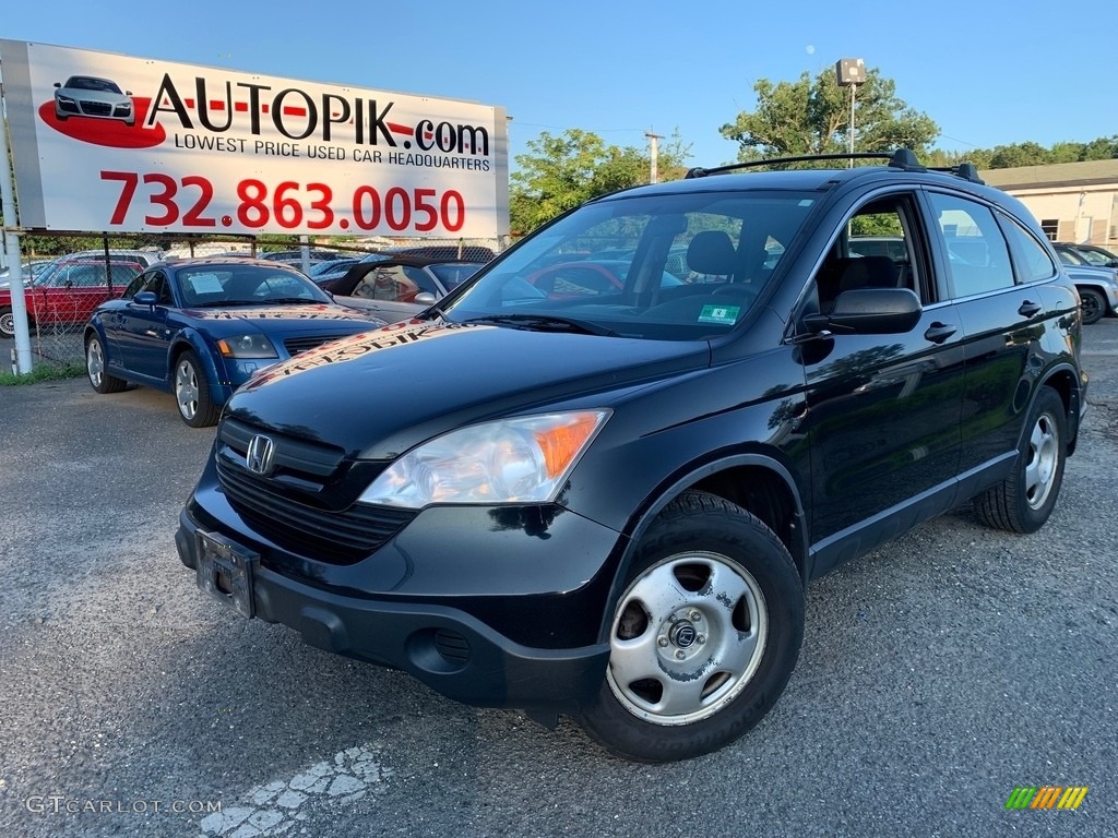 2008 CR-V LX - Nighthawk Black Pearl / Gray photo #1