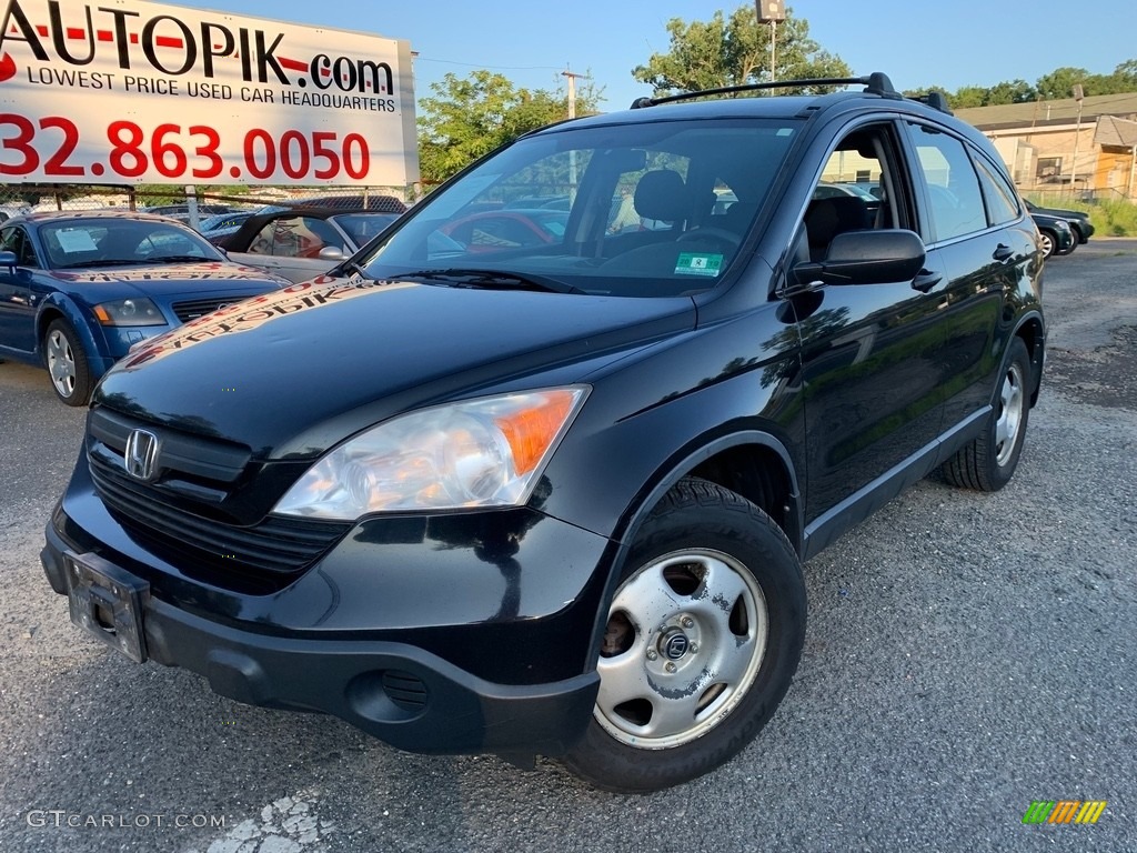 2008 CR-V LX - Nighthawk Black Pearl / Gray photo #2