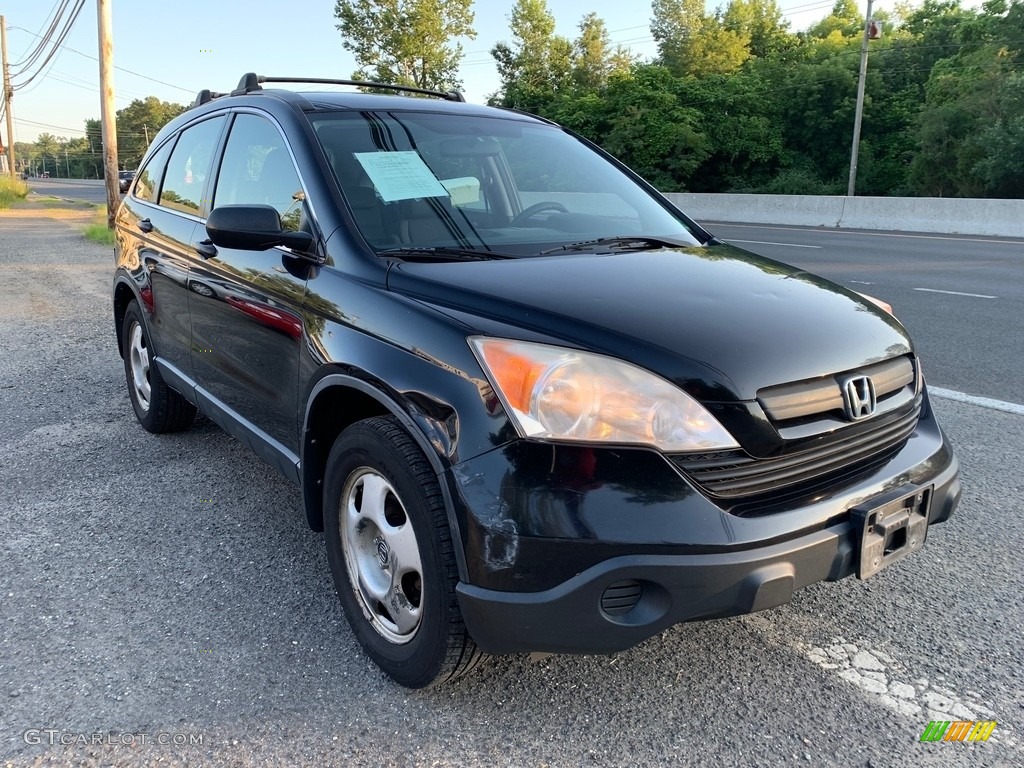 2008 CR-V LX - Nighthawk Black Pearl / Gray photo #9