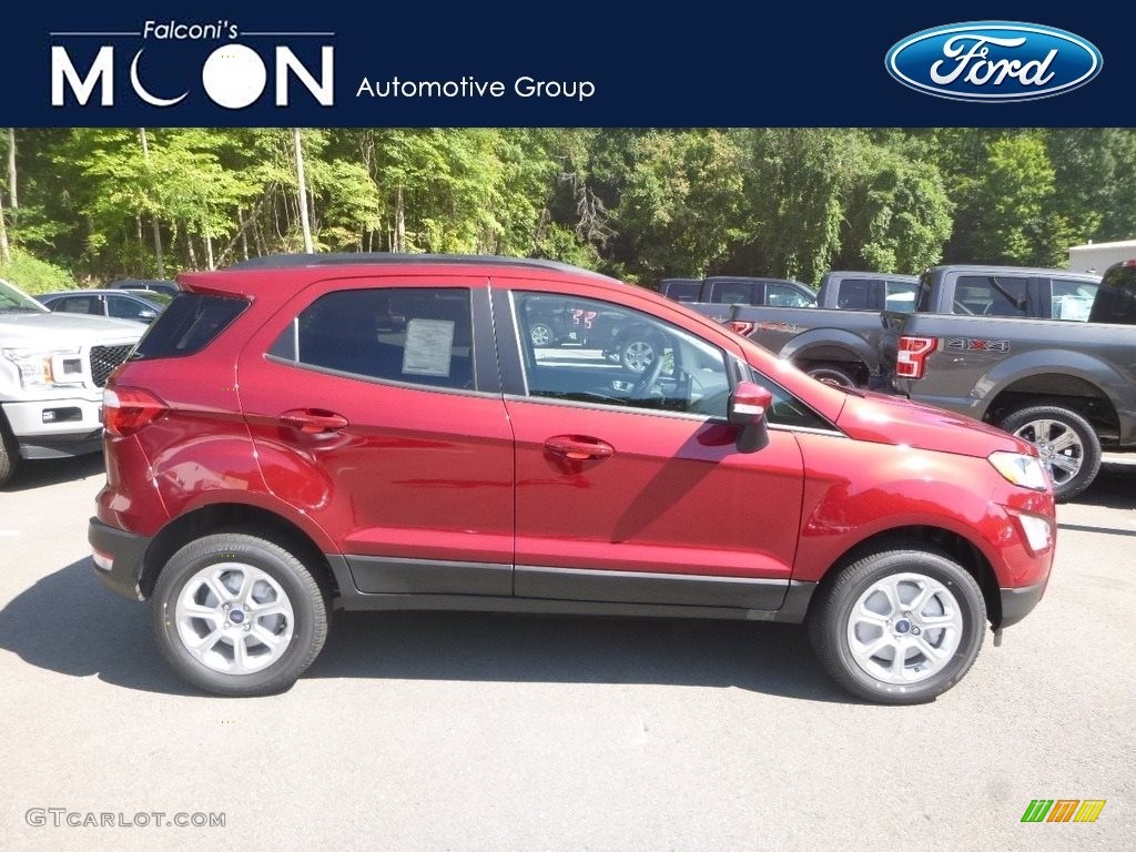 2019 EcoSport SE 4WD - Ruby Red Metallic / Ebony Black photo #1