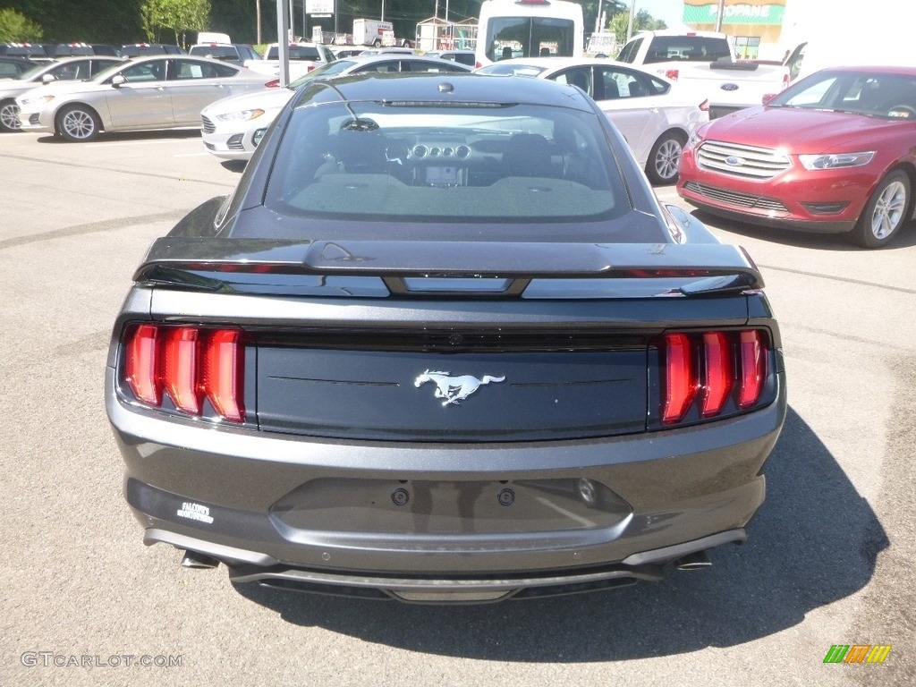 2019 Mustang EcoBoost Fastback - Magnetic / Ebony photo #6