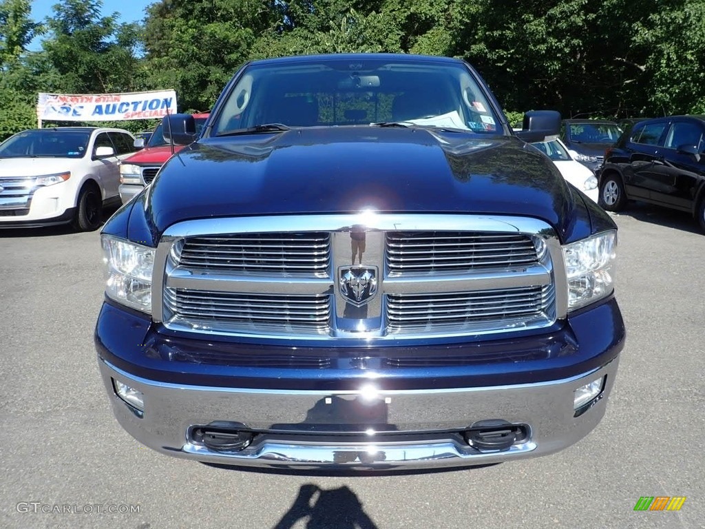 2012 Ram 1500 Big Horn Crew Cab 4x4 - True Blue Pearl / Dark Slate Gray/Medium Graystone photo #6