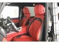 designo Classic Red/Black Front Seat Photo for 2019 Mercedes-Benz G #134296404