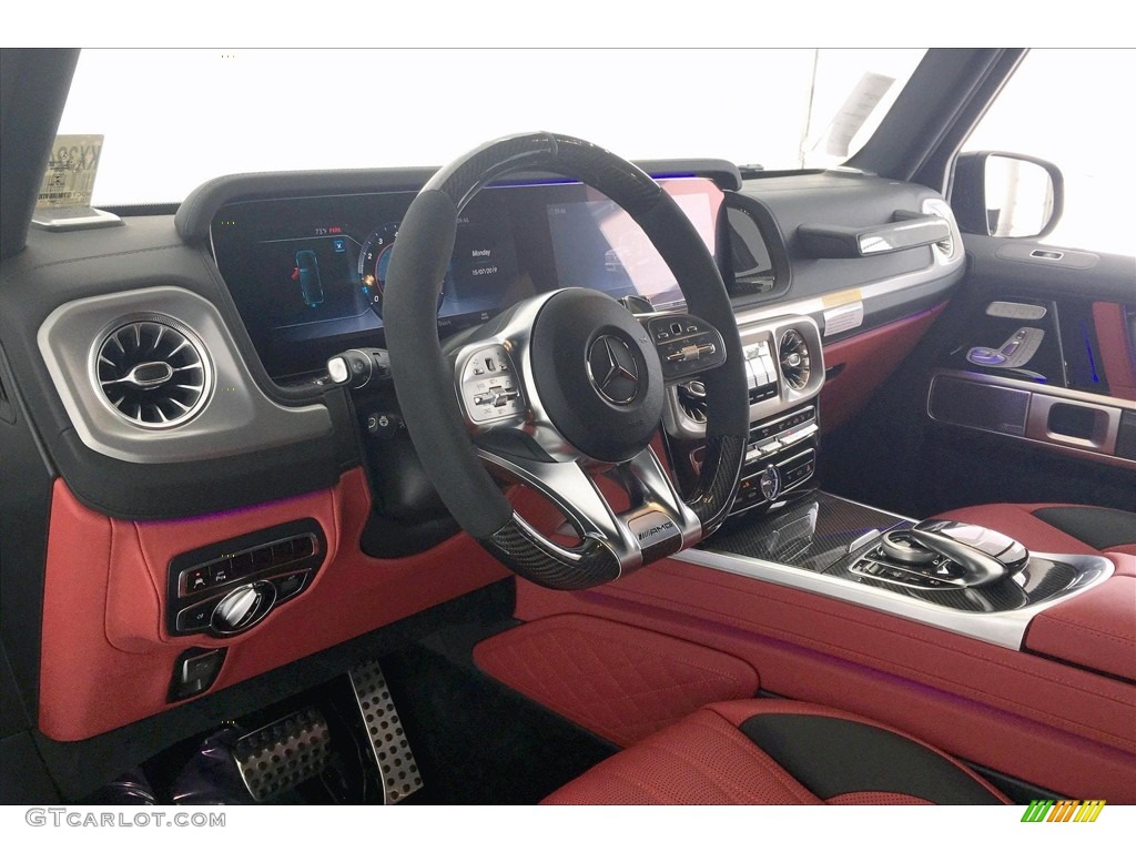 2019 Mercedes-Benz G 63 AMG designo Classic Red/Black Dashboard Photo #134296683