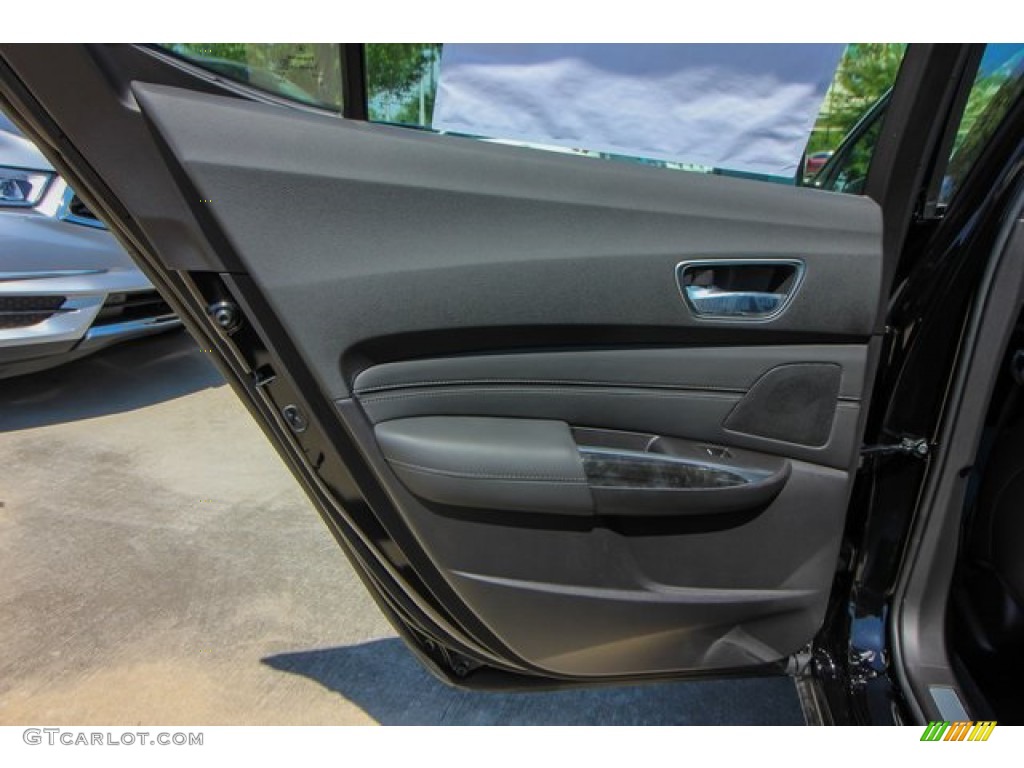 2020 Acura TLX Technology Sedan Ebony Door Panel Photo #134300310