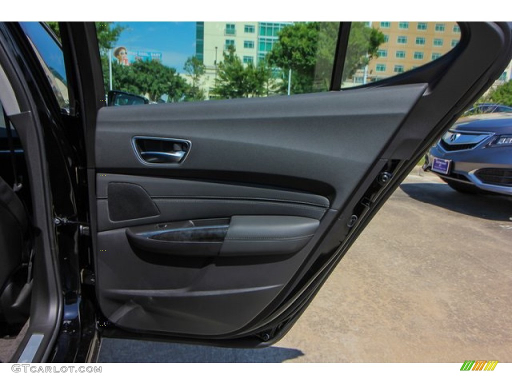 2020 Acura TLX Technology Sedan Ebony Door Panel Photo #134300364