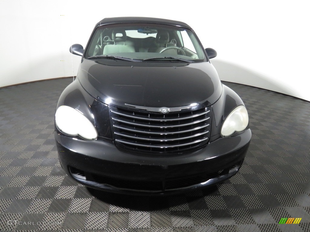 2007 PT Cruiser Convertible - Black / Pastel Slate Gray photo #4