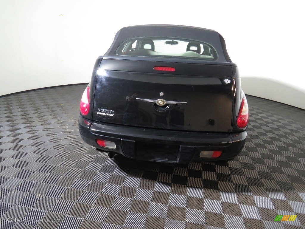 2007 PT Cruiser Convertible - Black / Pastel Slate Gray photo #11