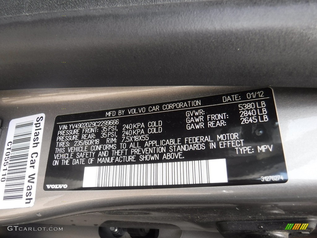 2012 XC60 T6 AWD - Terra Bronze Metallic / Sandstone Beige/Espresso photo #25
