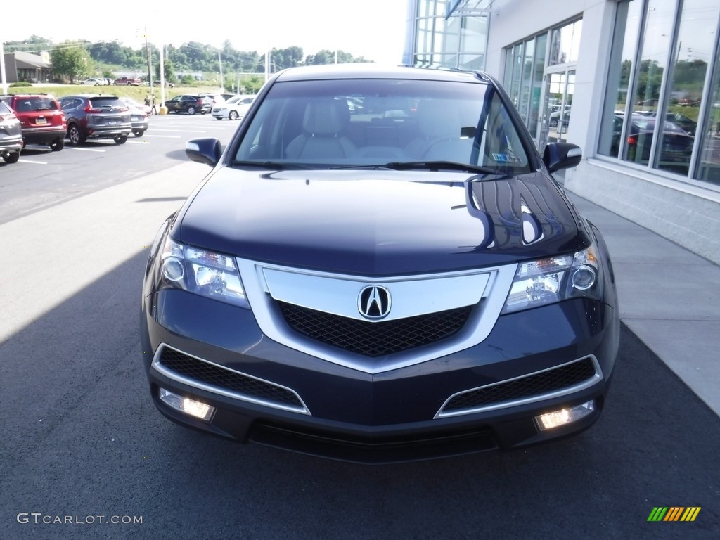 2012 MDX SH-AWD Technology - Bali Blue Pearl / Parchment photo #6