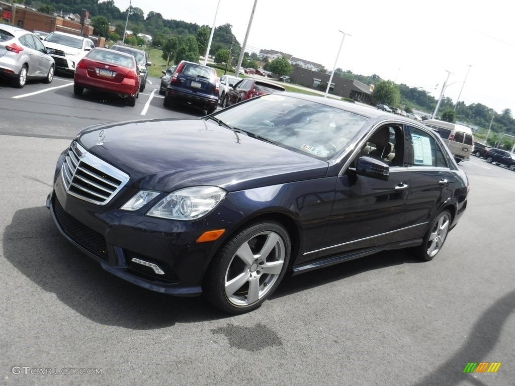 2010 E 350 Sedan - Capri Blue Metallic / Ash Gray photo #7