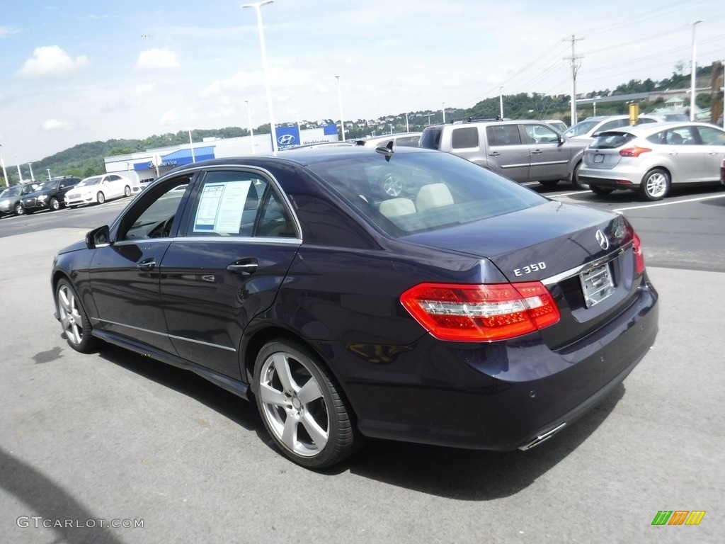 2010 E 350 Sedan - Capri Blue Metallic / Ash Gray photo #9
