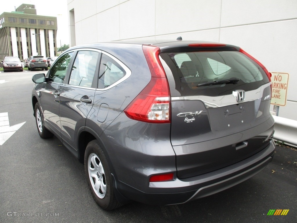 2016 CR-V LX AWD - Modern Steel Metallic / Gray photo #3