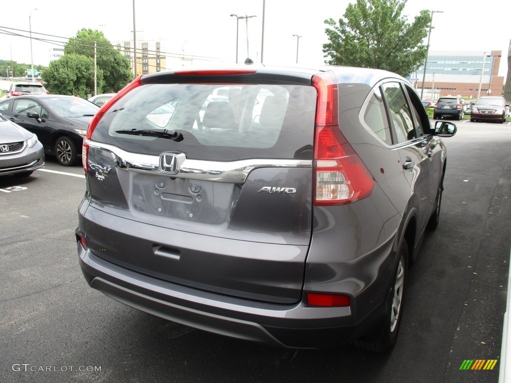 2016 CR-V LX AWD - Modern Steel Metallic / Gray photo #5