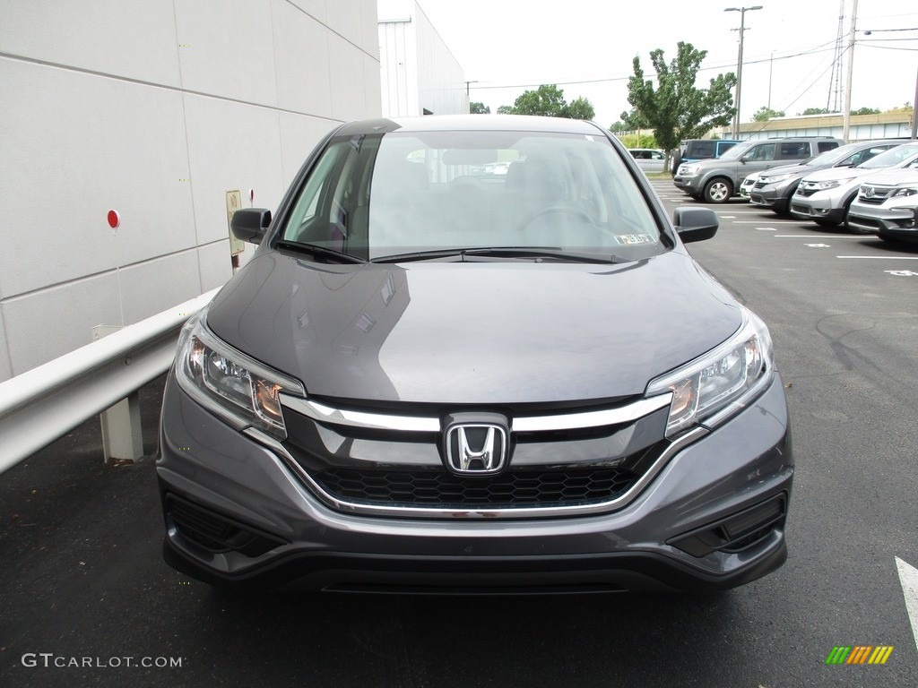 2016 CR-V LX AWD - Modern Steel Metallic / Gray photo #8