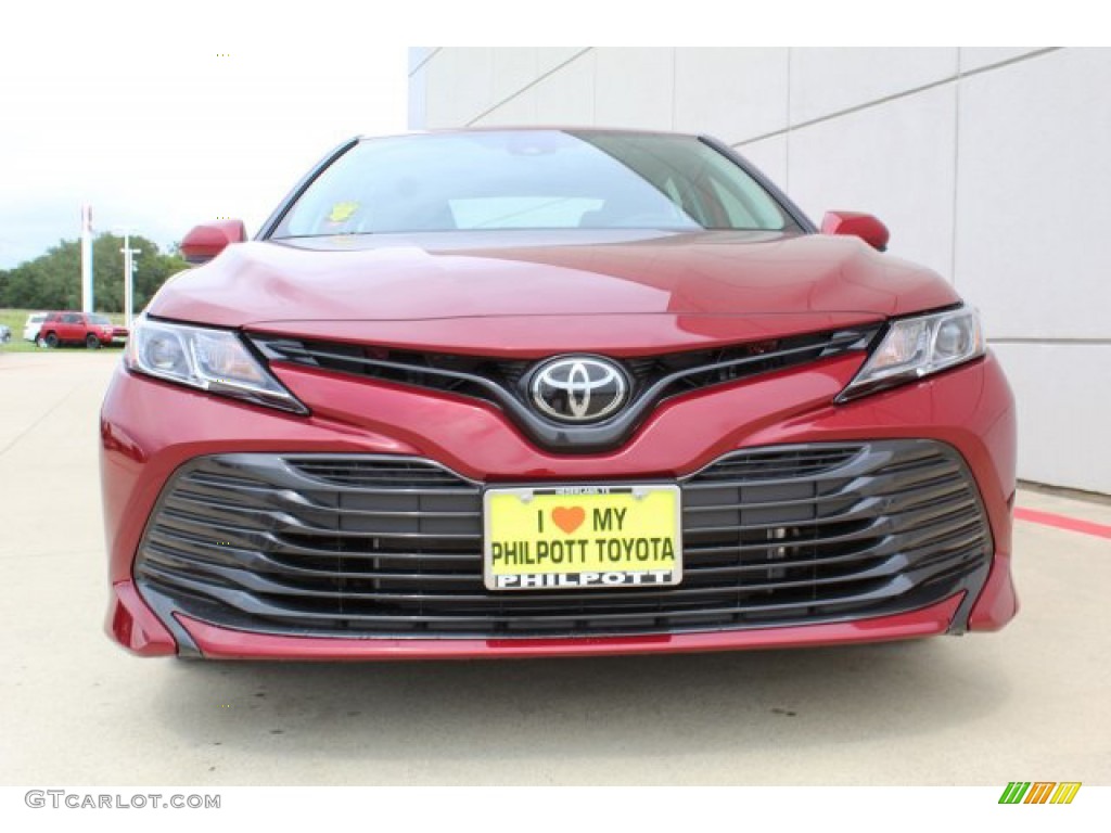 2019 Camry LE - Ruby Flare Pearl / Black photo #3